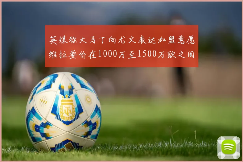英媒称大马丁向尤文表达加盟意愿维拉要价在1000万至1500万欧之间