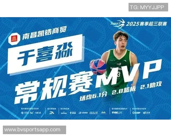 于喜淼荣膺MVP2025赛季超三联赛常规赛各项大奖揭晓